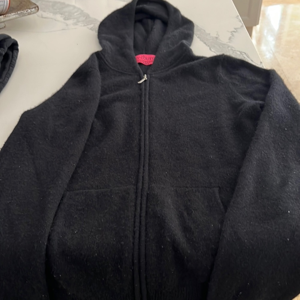 Juicy couture CASHMERE sweater zipper jacket